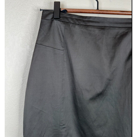 Etro Women's Straight Pencil Skirt Flat Front Back Zip Black Size‎ 44 Capsule - Picture 2 of 10